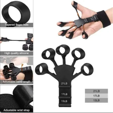 Hand Finger Gripper | Exerciser 6 Resistant Level Gripper - M-Armor